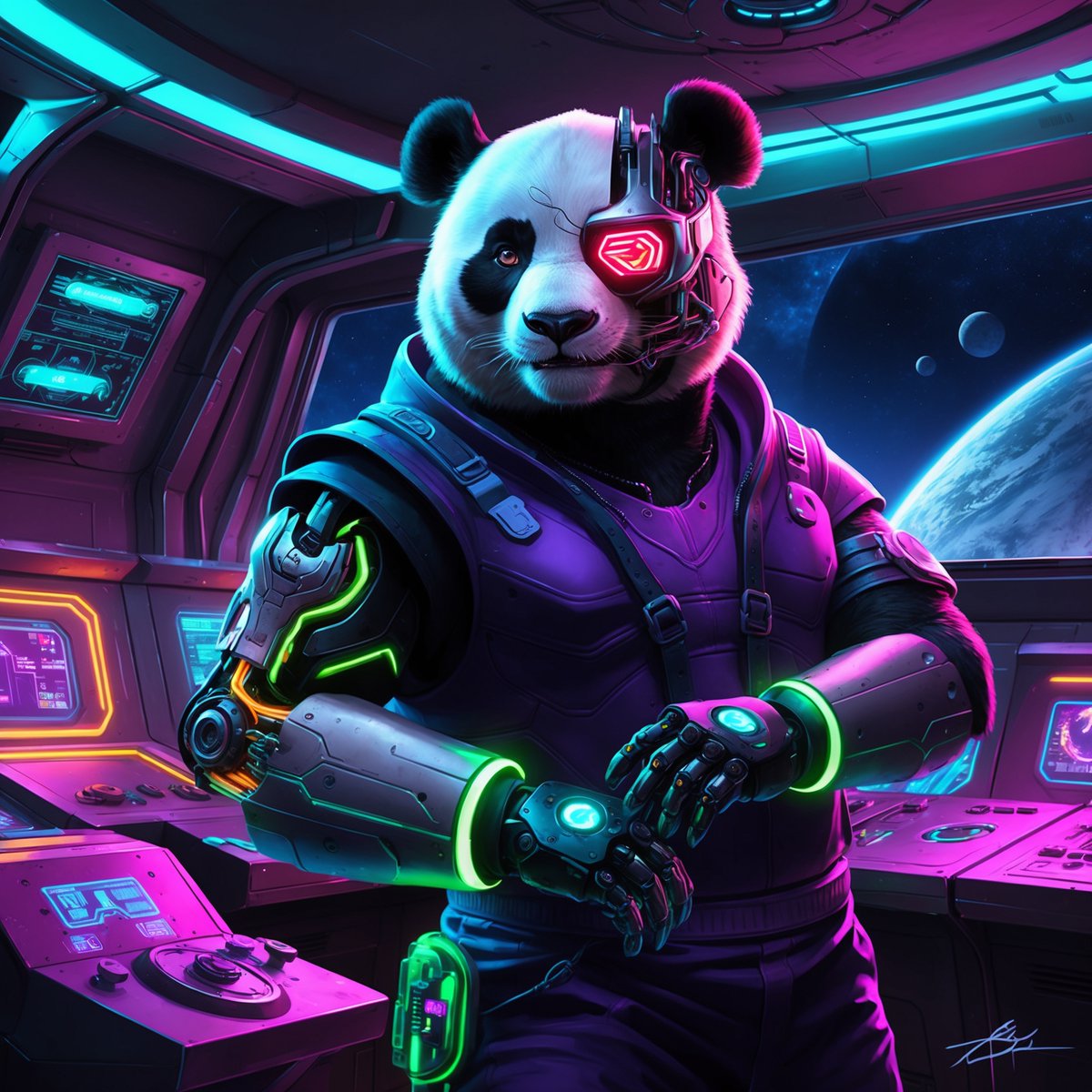 Cyber Panda NFT 2
